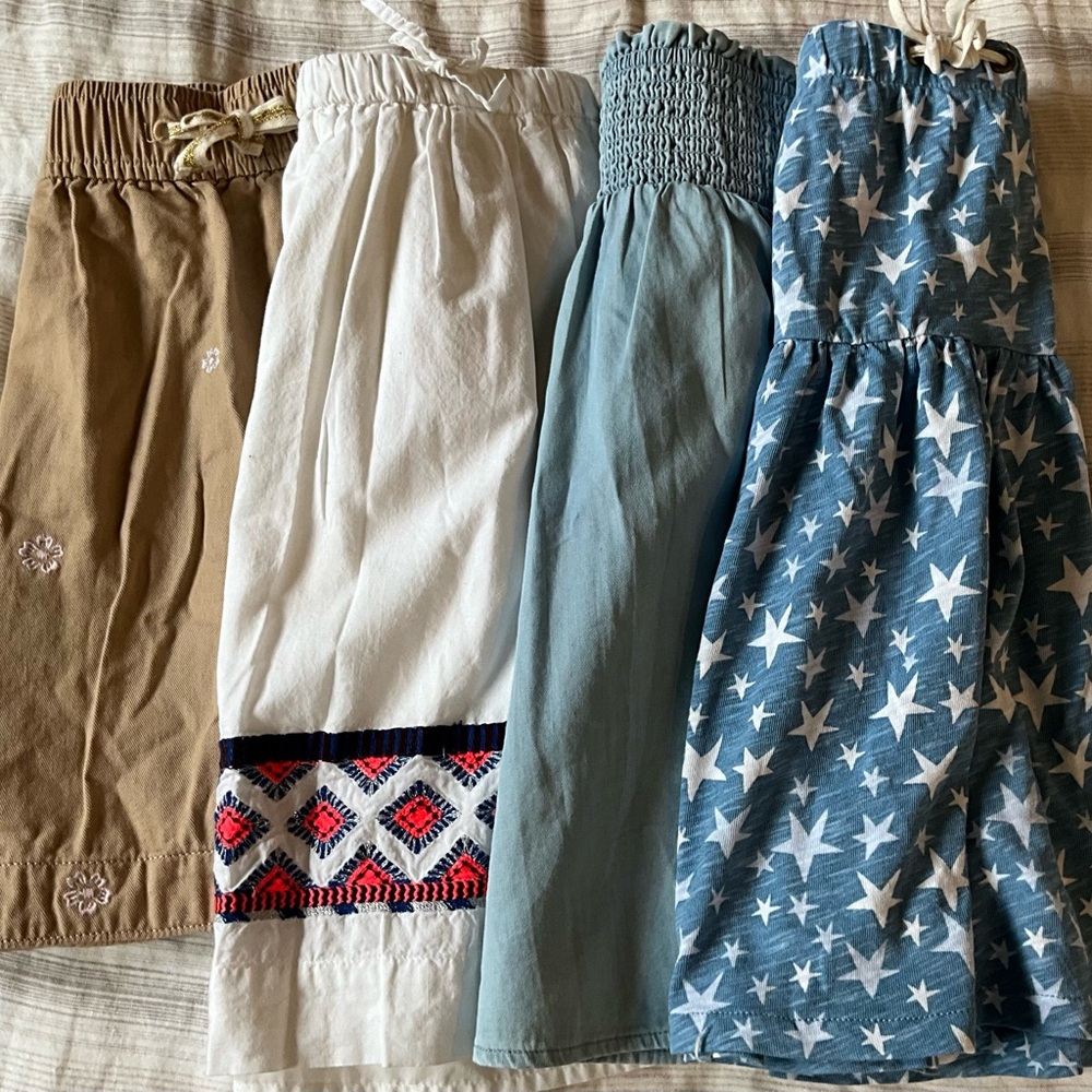 Lot of Girls J.Crew Kids Skirts L and XL